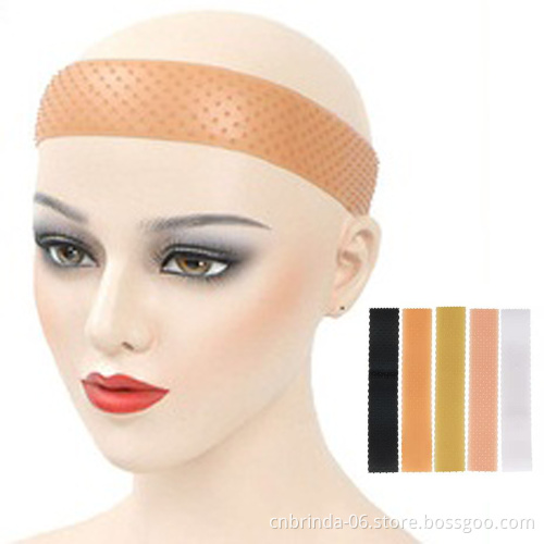 Anti-skid Wig Headband Transparent Silicone Adjustable Strong Elastic Safety Hairpin Sports Cycling Outdoor Activities